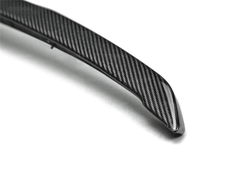 Seibon OEM Style Carbon Fiber Rear Spoiler for 2015 Subaru WRX/STI - view 8