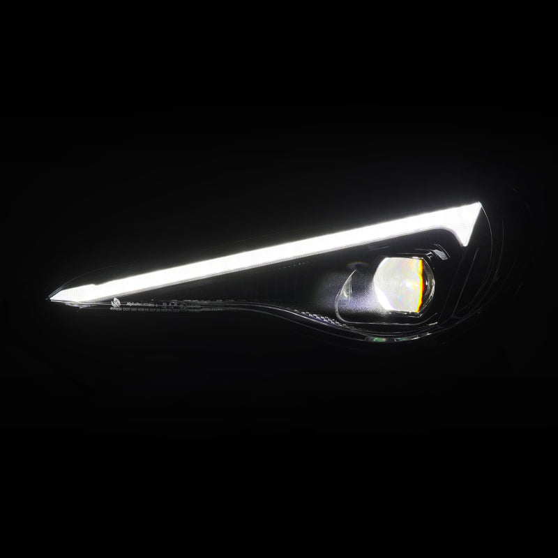 AlphaRex Toyota GT86 BRZ Scion FRS LUXX-Series LED Proj Hdlights Black Seq Signal DRL - view 5