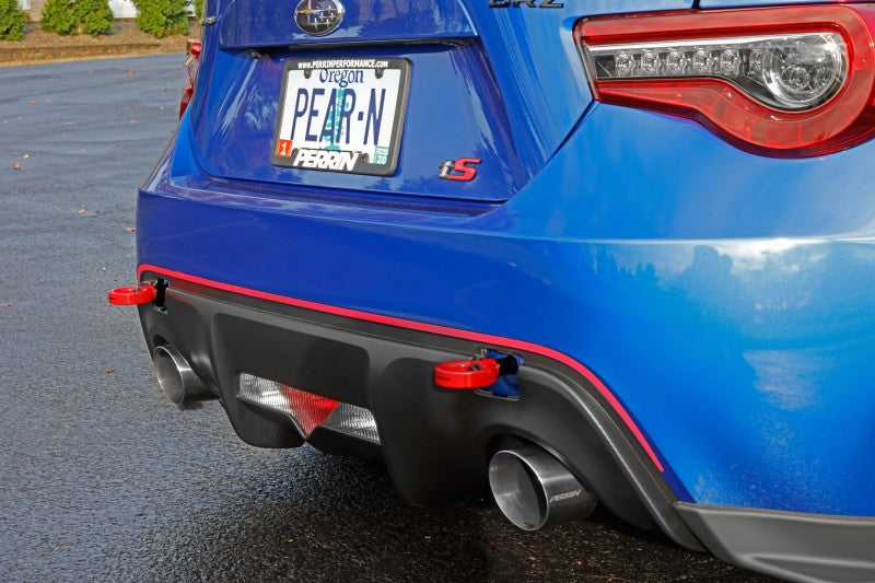 Perrin Performance PERRIN BRZ Scion FRS Toyota 86 GR86 Tow Hook Kit - Red - view 8