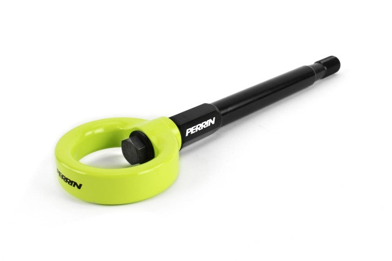 Perrin Performance PERRIN Tow Hook Kit - Neon Yellow for 08-14 Subaru WRX/STI/Impreza
