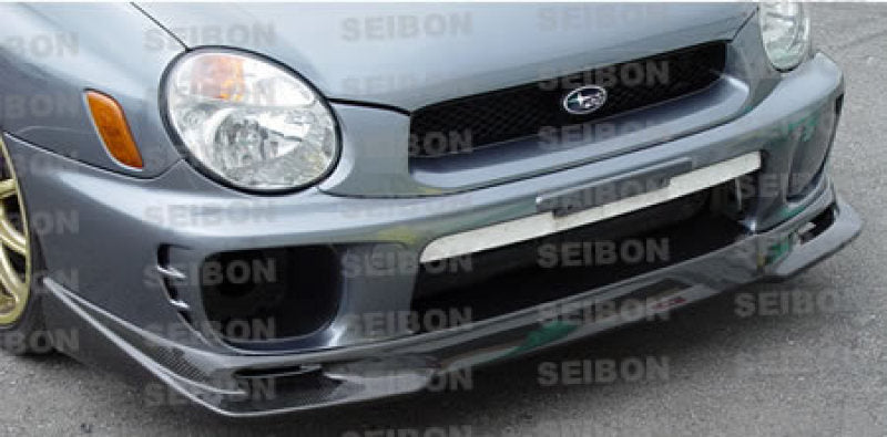 Seibon GD Carbon Fiber Front Lip for 02-03 Subaru WRX - view 2