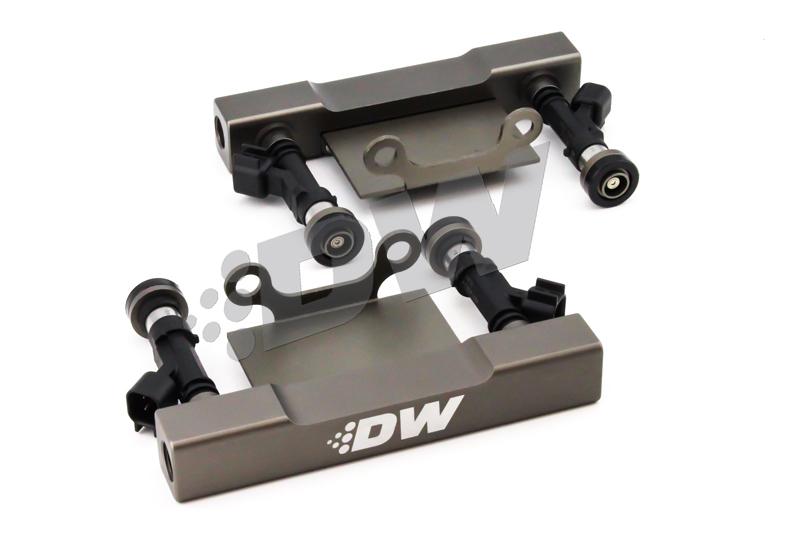 DeatschWerks Side Feed to Top Feed Fuel Rail Conv Kit with 2200cc Injectors for 04-06 Subaru STI/LGT - view 6