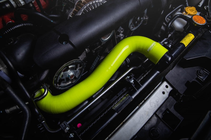 Mishimoto 08-14 Subaru WRX / 08+ STI Silicone Radiator Hose Kit - Neon Yellow