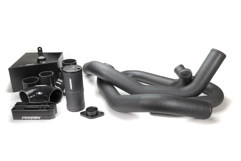 Perrin Performance PERRIN Front Mount Intercooler Boost Tube Kit - Black for 15-21 Subaru WRX