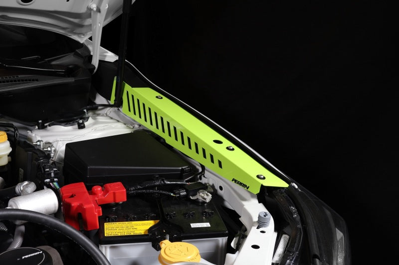 Perrin Performance PERRIN Fender Shroud Set - Neon Yellow for 22-26 Subaru WRX - view 5