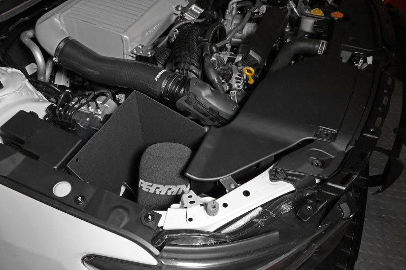 Perrin Performance PERRIN Cold Air Intake with Heatshield - Red for 22-26 Subaru WRX - view 8