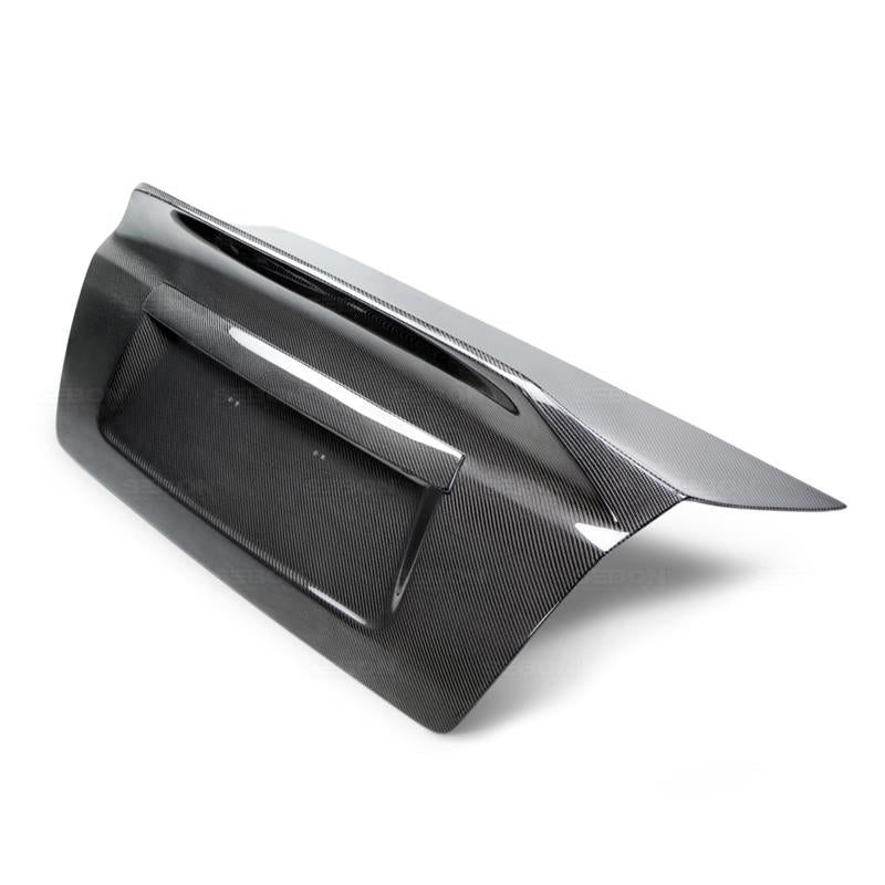 Seibon 4dr C-style Carbon Fiber Trunk Lid for 08-14 Subaru WRX/STI/Impreza - view 8