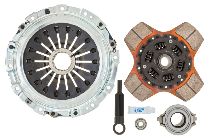Exedy Stage 2 Cerametallic Clutch 4 Puck Disc for 2004-2014 Subaru WRX/STI/Impreza