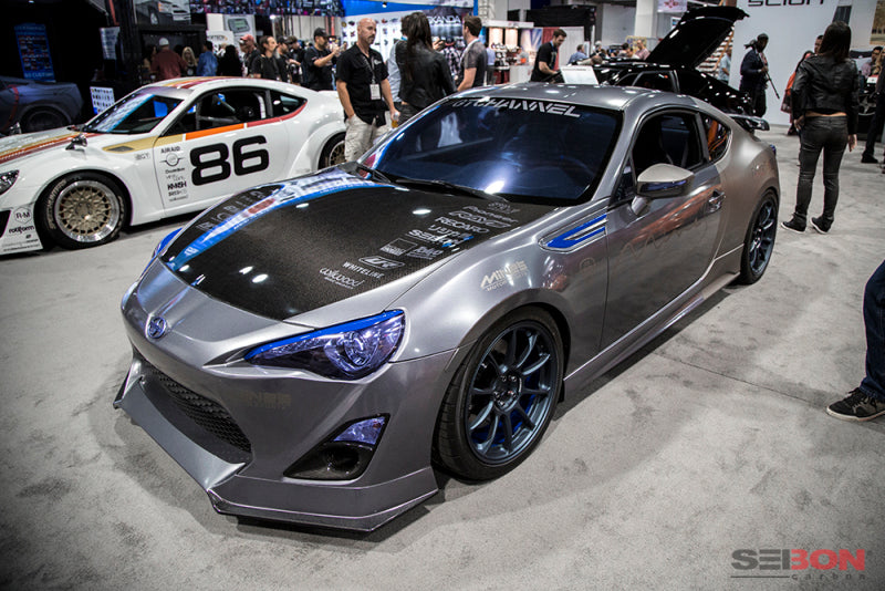 Seibon BRZ FRS OEM Carbon Fiber Hood - view 5