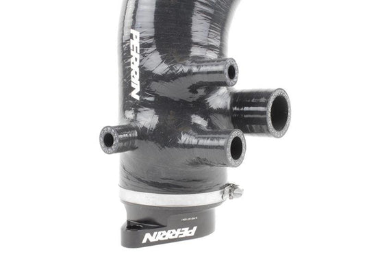 Perrin 2015+ Subaru WRX Black 3in Turbo Inlet Hose w/ Nozzle