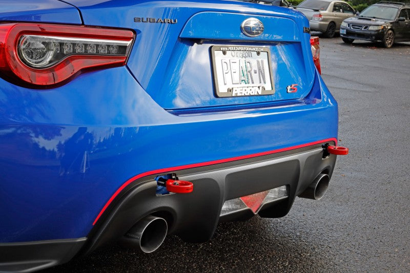 Perrin Performance PERRIN BRZ Scion FRS Toyota 86 GR86 Tow Hook Kit - Red - view 9