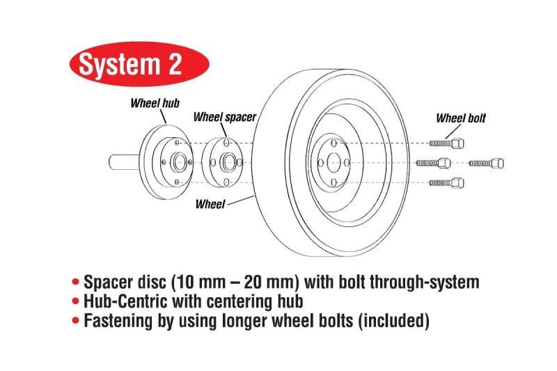 Eibach Pro-Spacer 5mm Spacer Bolt Pattern 4x100 Hub Center 54.1 for Mazda Miata MX-5 - view 3