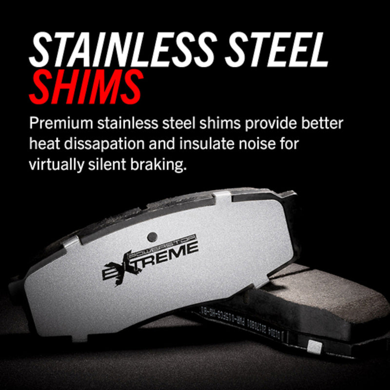 PowerStop Power Stop Front Z26 Extreme Street Brake Pads with Hardware for 06-07 Subaru Impreza - view 8
