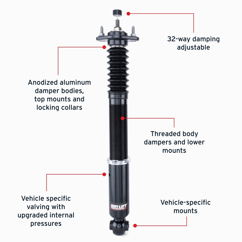 Air Lift Performance 82-93 BMW 3 Series E30 Rear Air Suspension Kit