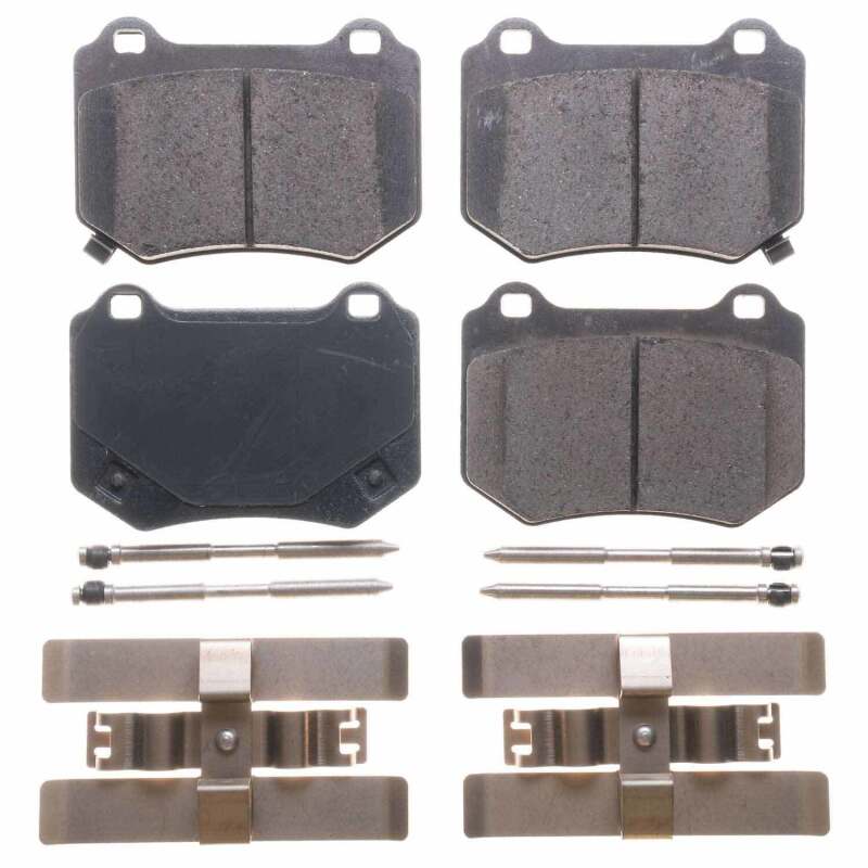 PowerStop Power Stop Rear Z17 Evolution Ceramic Brake Pads with Hardware for 18-19 Subaru WRX/STI - view 2