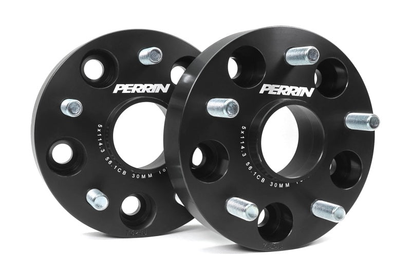 Perrin Performance PERRIN 30mm Wheel Spacers 5x114.3 BP with 56mm Hub - Black