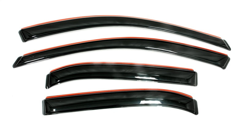 AVS Ventvisor In-Channel Front Rear Window Deflectors 4pc - Smoke