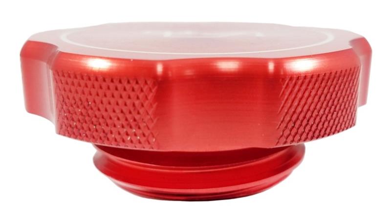 Torque Solution Billet Oil Cap 89+ - Red - view 3
