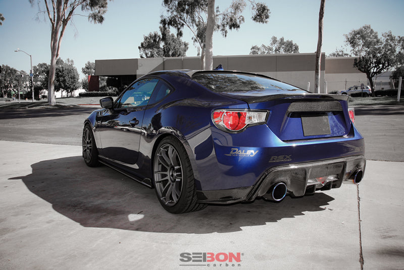 Seibon Scion FRS Carbon Fiber Rear Fin Spoiler - view 6