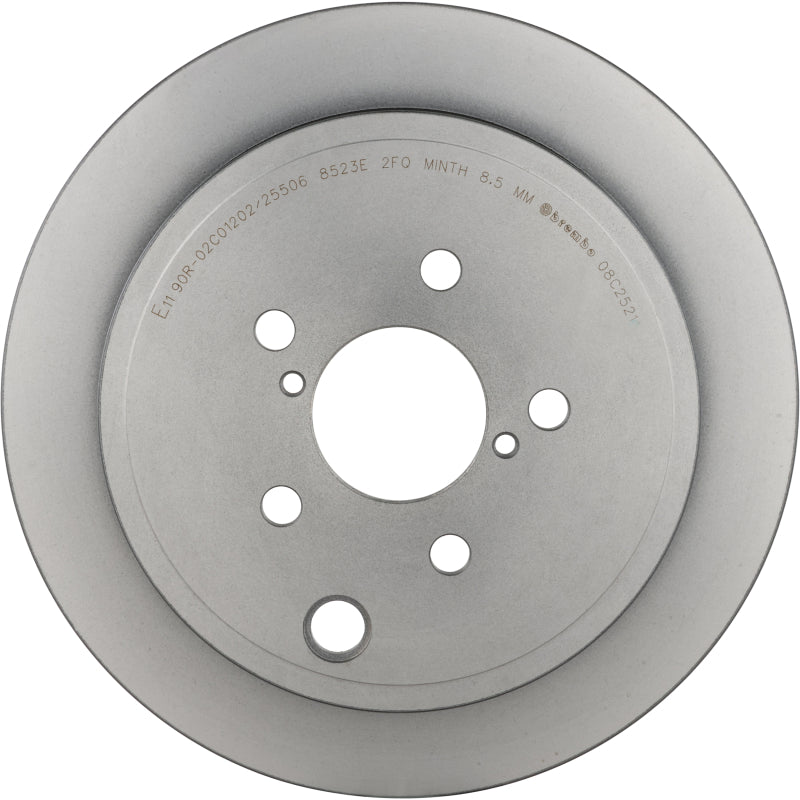 Brembo OE Brembo BRZ Rear Premium UV Coated OE Equivalent Rotor for 13-15 Subaru Impreza