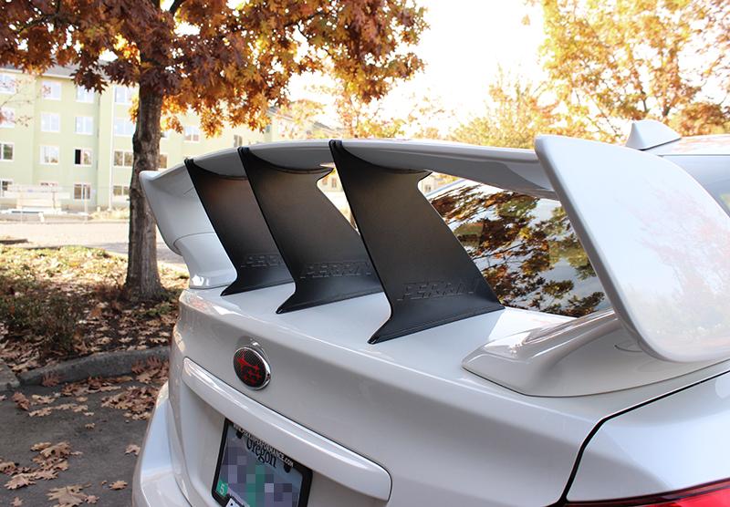 Perrin Performance PERRIN Wing Stabilizer - Black for 15-21 Subaru STI - view 6