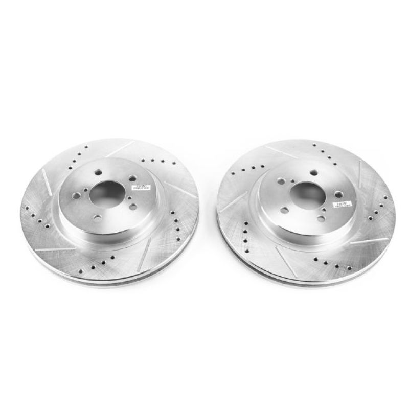 PowerStop Power Stop Crosstrek Front Evolution Drilled Slotted Rotors - Pair