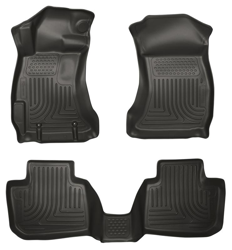 Husky Liners Outback WeatherBeater Combo Black Floor Liners - view 2