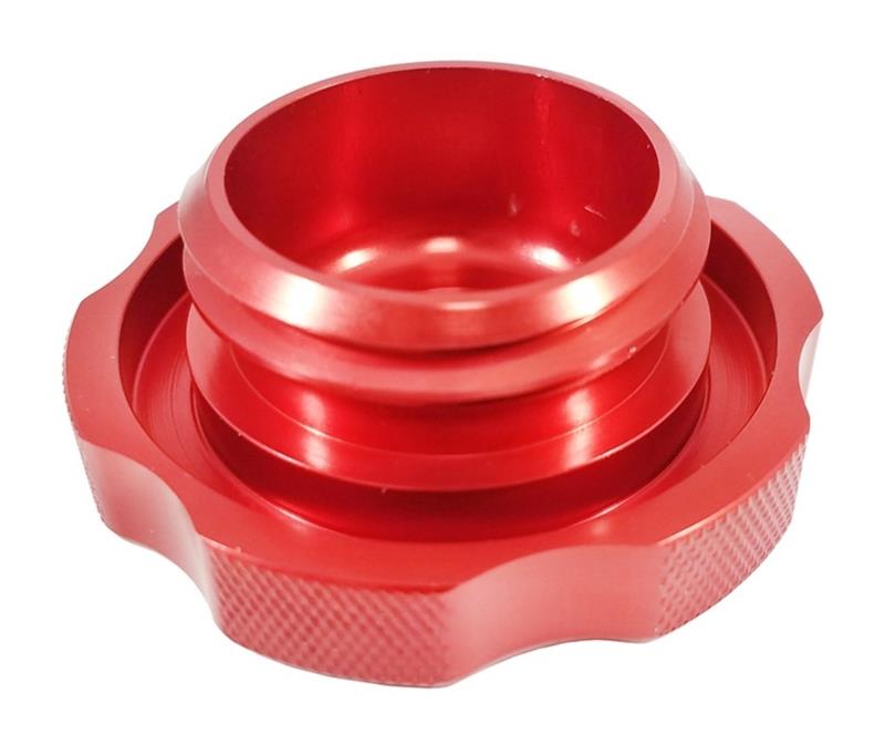 Torque Solution Billet Oil Cap 89+ - Red - view 5