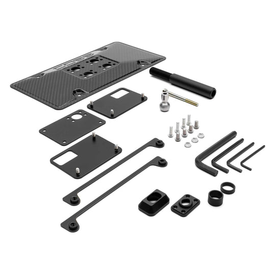 COBB BRZ Toyota 86 Redline Carbon Fiber License Plate Relocation Mount for 15-21 Subaru WRX