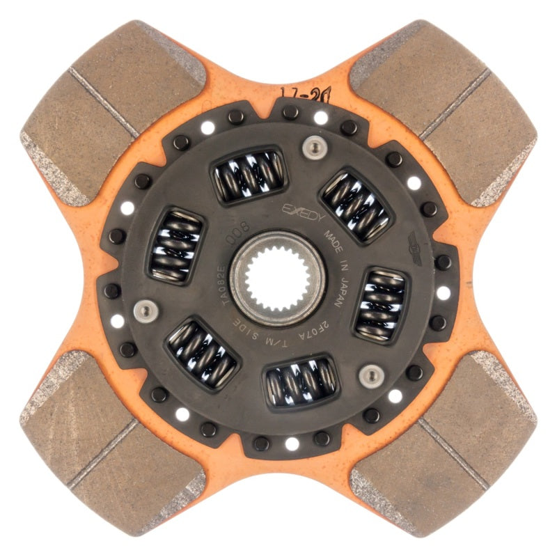 Exedy Stage 2 Cerametallic 4 Puck Disc Fits 15951HDP4 for 2004-2011 Subaru WRX/STI - view 3