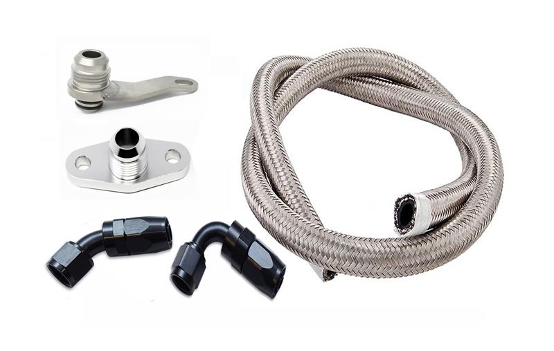 Torque Solution EJ with Garrett GT GTX -10AN Turbo Oil Return Line Kit