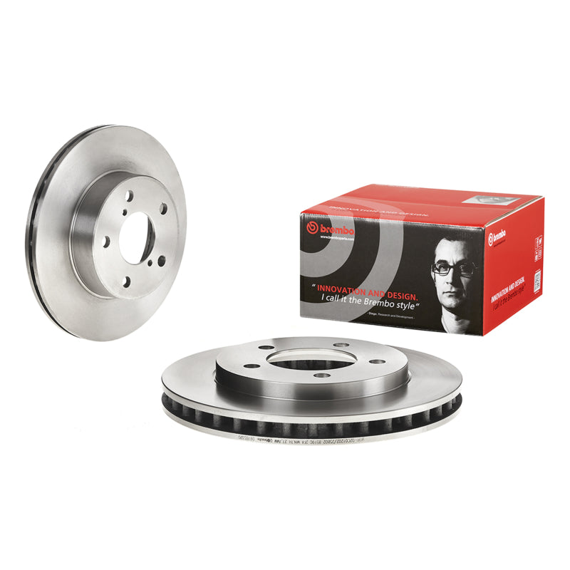 Brembo OE Brembo Front Premium OE Equivalent Rotor for 93-96 Subaru Impreza - view 2