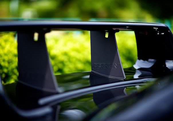 Perrin Performance PERRIN Wing Stabilizer - Black for 02-07 Subaru STI - view 2
