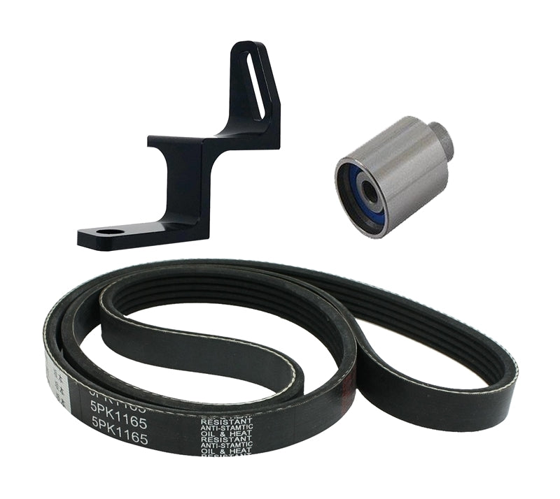 Torque Solution Reversed Intake Manifold Alternator Relocation Bracket Kit: for 02-14 Subaru WRX