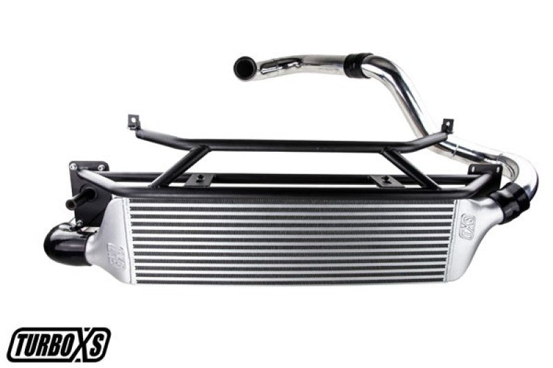 Turbo XS FMIC for - Polished Pipes for 15-16 Subaru WRX