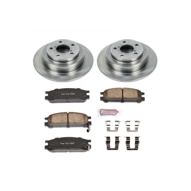 PowerStop Power Stop Rear Autospecialty Brake Kit for 93-96 Subaru Impreza
