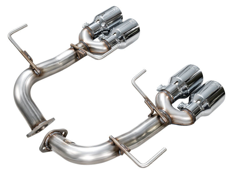 AWE Tuning VB Track Edition Axle-Back Exhaust - Chrome Silver Tips for 22-25 Subaru WRX - view 5