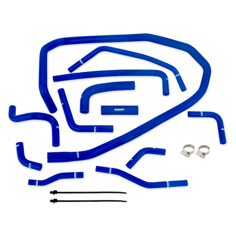 Mishimoto Blue Silicone Radiator Coolant Ancillary Hoses Kit for 2015 Subaru WRX - view 2