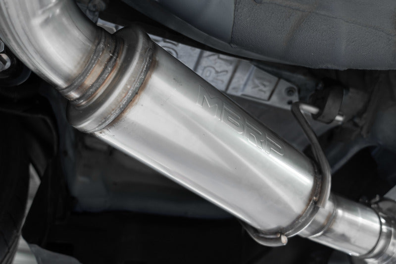 MBRP 3in Cat Back 5in OD with Single Burnt Tip - T304 for 2022 Subaru WRX - view 4