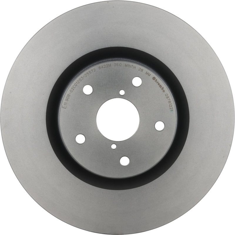 Brembo OE Brembo Front Premium UV Coated OE Equiv Rotor - 5x114.3mm for 05-14 Subaru WRX/STI/Impreza