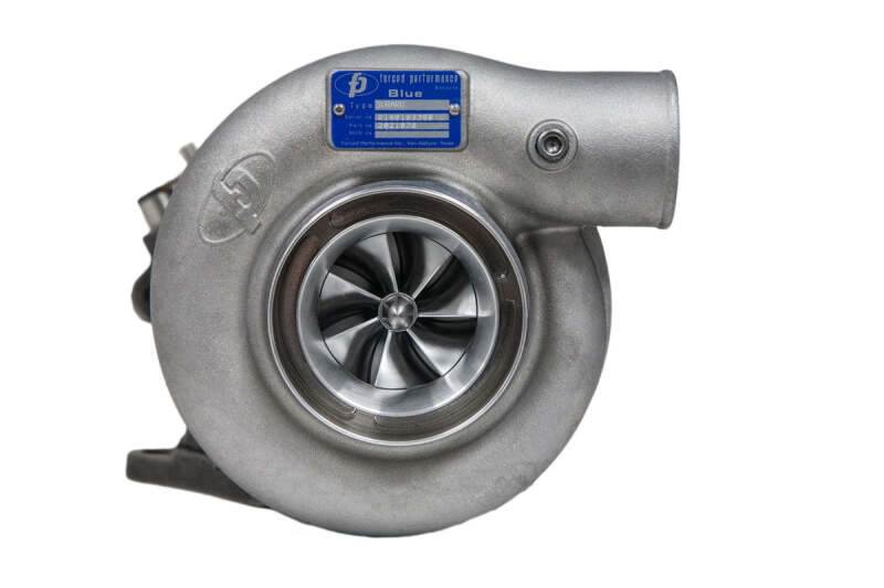 Forced Performance XR Blue 73HTZ Turbo 58mm Black Housing Int WG with Oil Line for Subaru STI
