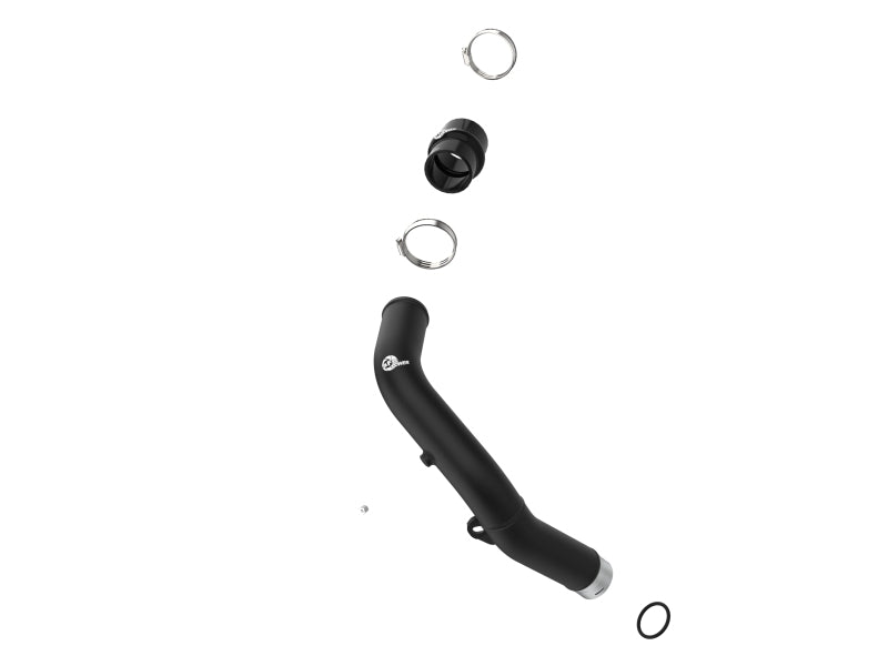 aFe BladeRunner 2-1 2 IN Aluminum Hot Charge Pipe Black for 22-23 Subaru WRX - view 3
