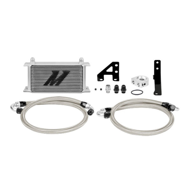Mishimoto 15 Oil Cooler Kit - Silver for Subaru STI - view 2