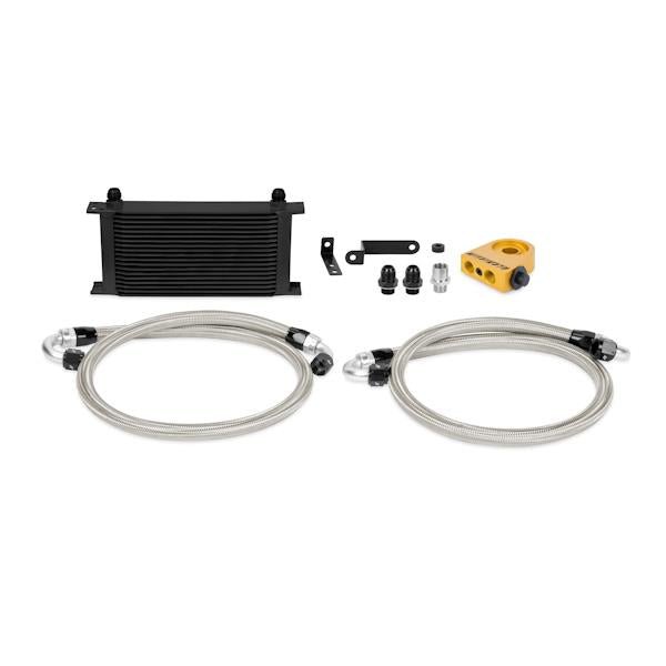 Mishimoto Thermostatic Oil Cooler Kit - Black for 08-14 Subaru WRX/STI