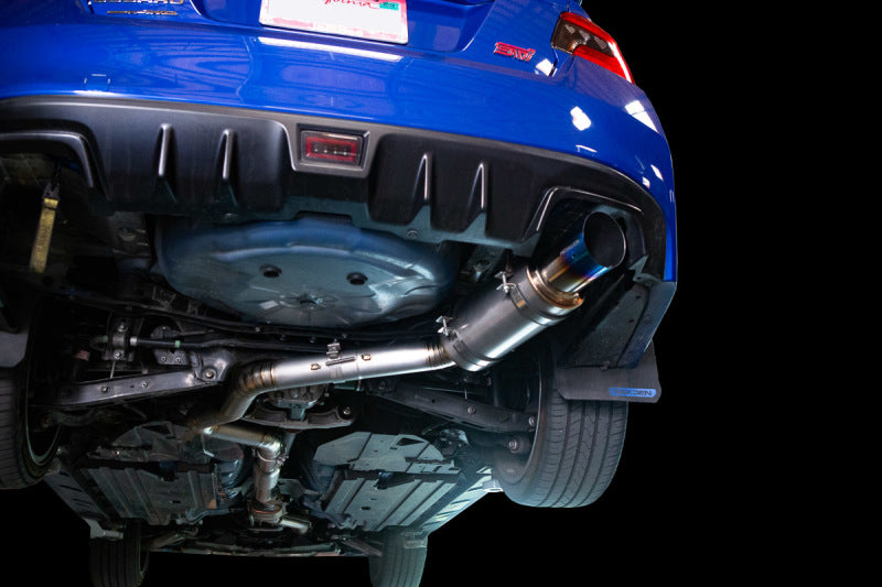 Revel Ultra Ti Titanium Single Exit Catback Exhaust for 15-21 Subaru WRX/STI