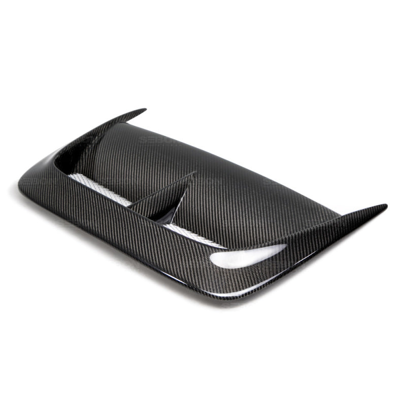 Seibon CW Carbon Fiber Hood Scoop - Only Fits OEM Hoods for 04-05 Subaru WRX/STI