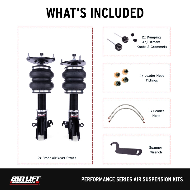 Air Lift Performance Front Air Suspension Kit for 15-21 Subaru WRX/STI - view 6