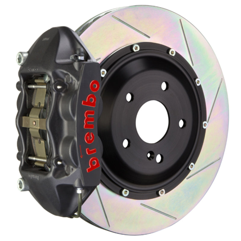 Brembo FR-S BRZ 86 Fr GTS BBK 4 Pist Cast 345x28 2pc Rotor Slotted Type1-Black HA