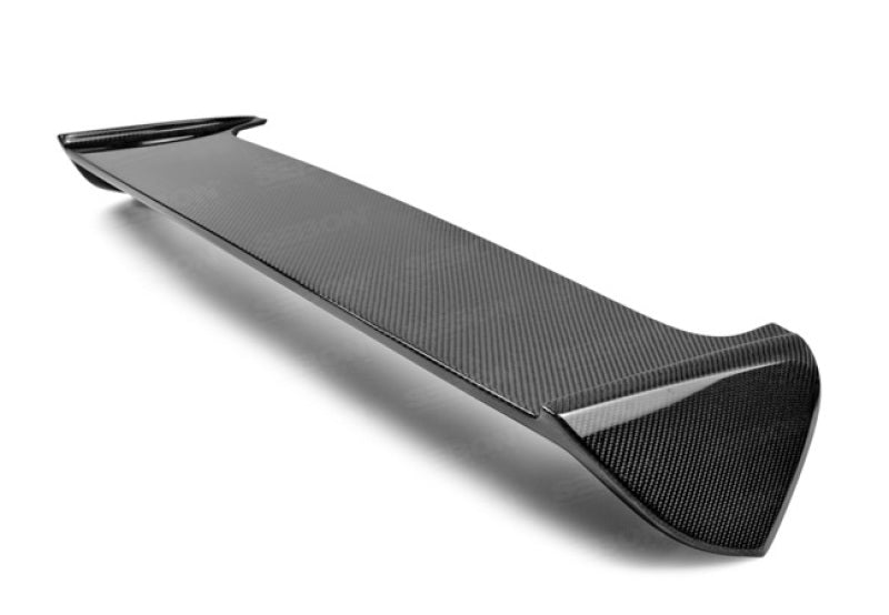 Seibon Hatchback OEM-style Carbon Fiber Rear Spoiler Shaved for 08-10 Subaru WRX/STI - view 2