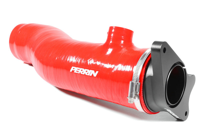 Perrin Performance PERRIN Long Type Turbo Inlet Hose - Red for 22-26 Subaru WRX
